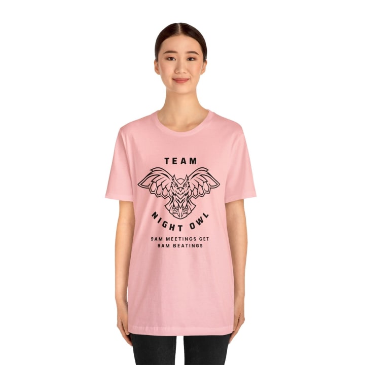 Team Night Owl Unisex Jersey Short Sleeve Tee