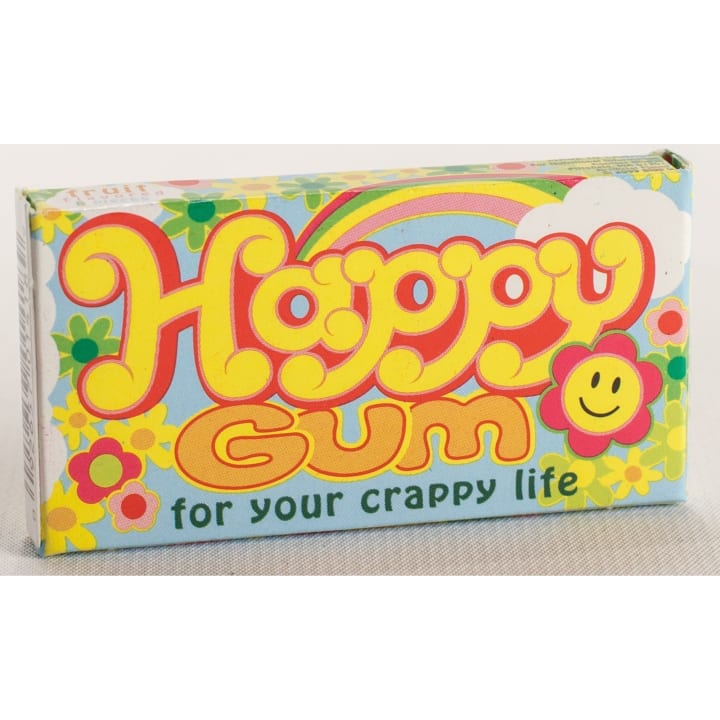 Happy Gum | Funny Fruit Flavored Candy | BlueQ at GetBullish