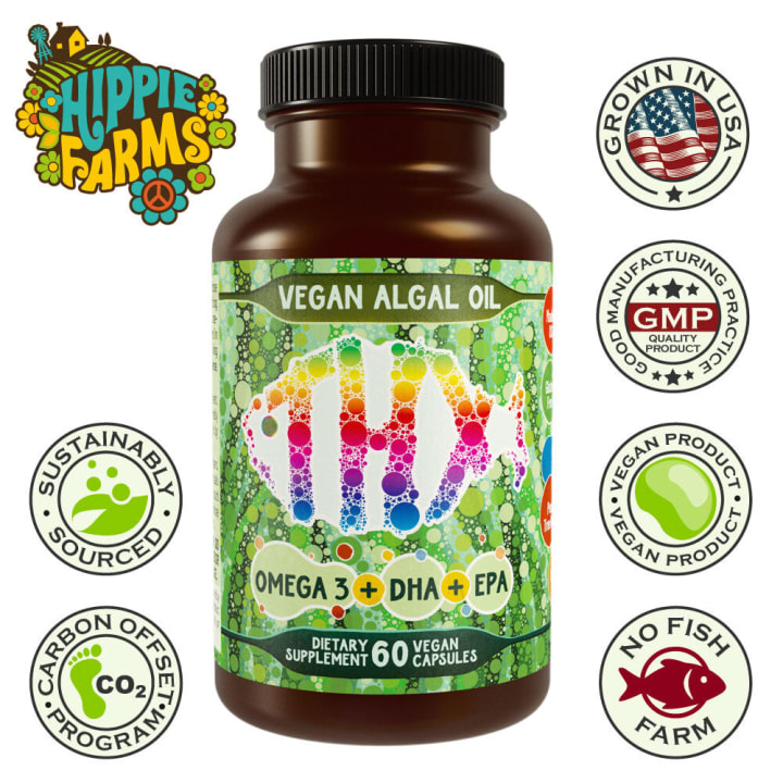 Vegan Algae Oil with DHA & EPA - The Better, Cruelty Free, Omega-3