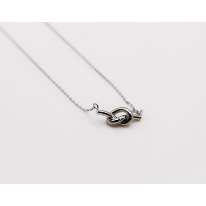 Eternal Knot Silver Necklace