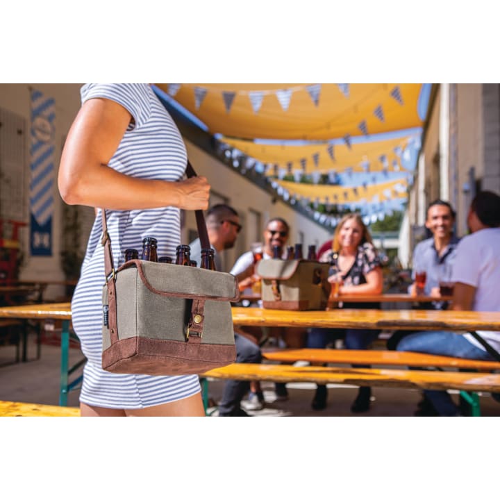 Beer Caddy Cooler Tote with Opener