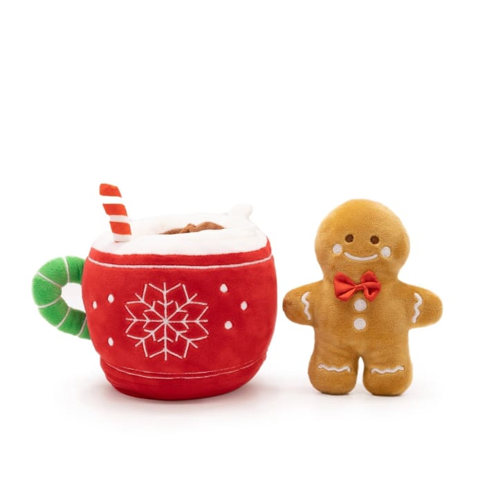 Peek-A-Boo Gingerbread in Hot Cocoa Plush 2 Piece Stuffie Gift Set