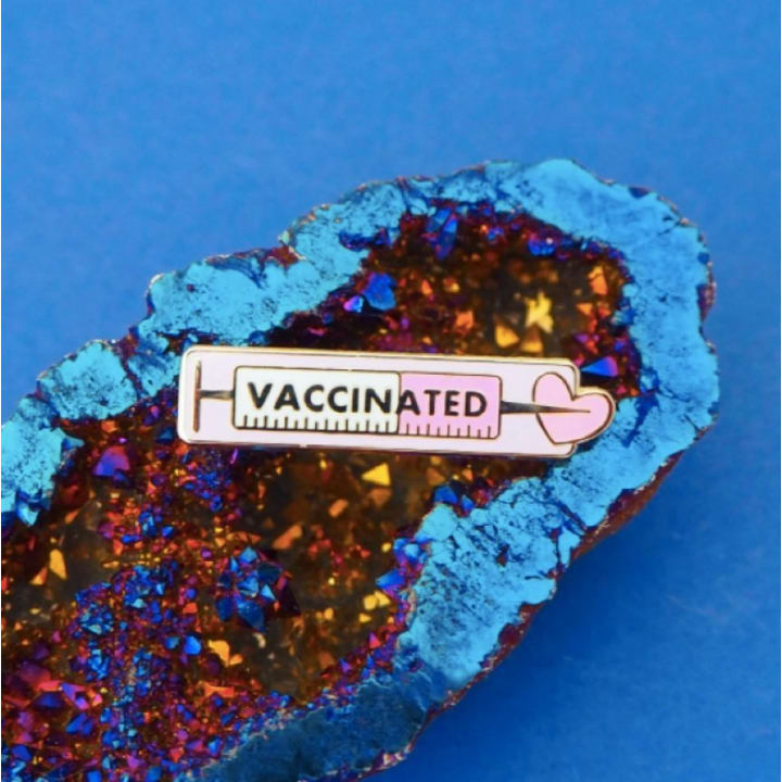 VACCINATED Enamel Pin