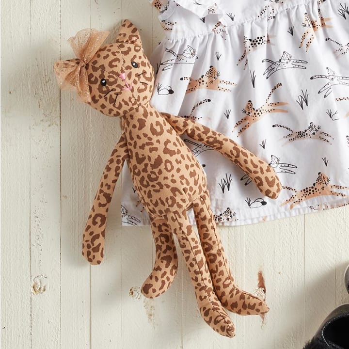 Cheetah Doll | Baby Toddler Toy | 12.75"