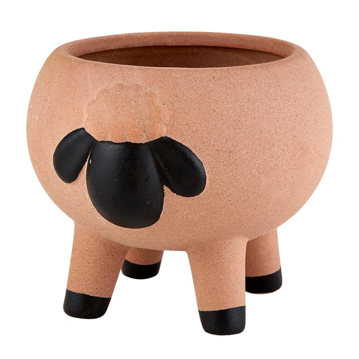 Sheep Animal Planter Pot Large | 3.5" Tall