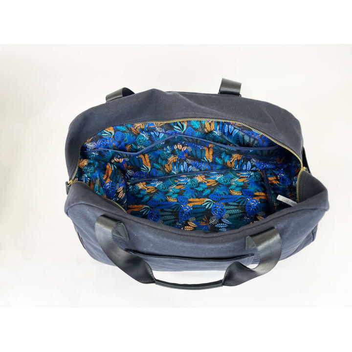 Getaway Duffel Bag - Eternal Optimist Cobalt Blue