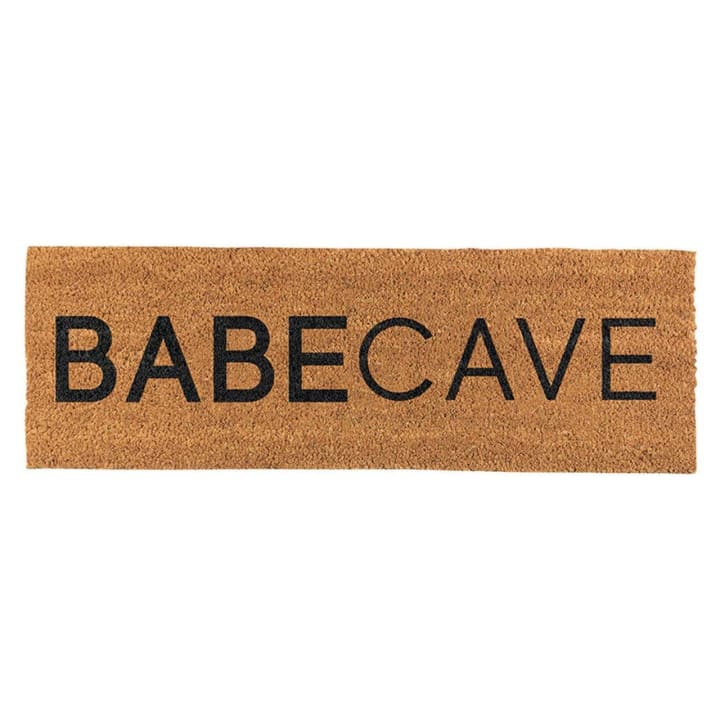 Babe Cave Coir Door Mat | 30" x 10"