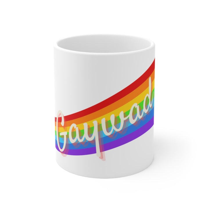 Gaywad Ceramic Mug 11oz - Size: 11oz