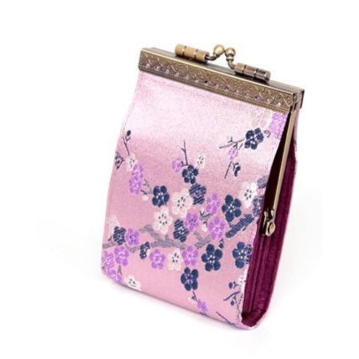 Credit Card Holder in Cherry Blossom Mauve | 10 Slots | RFID Blocking