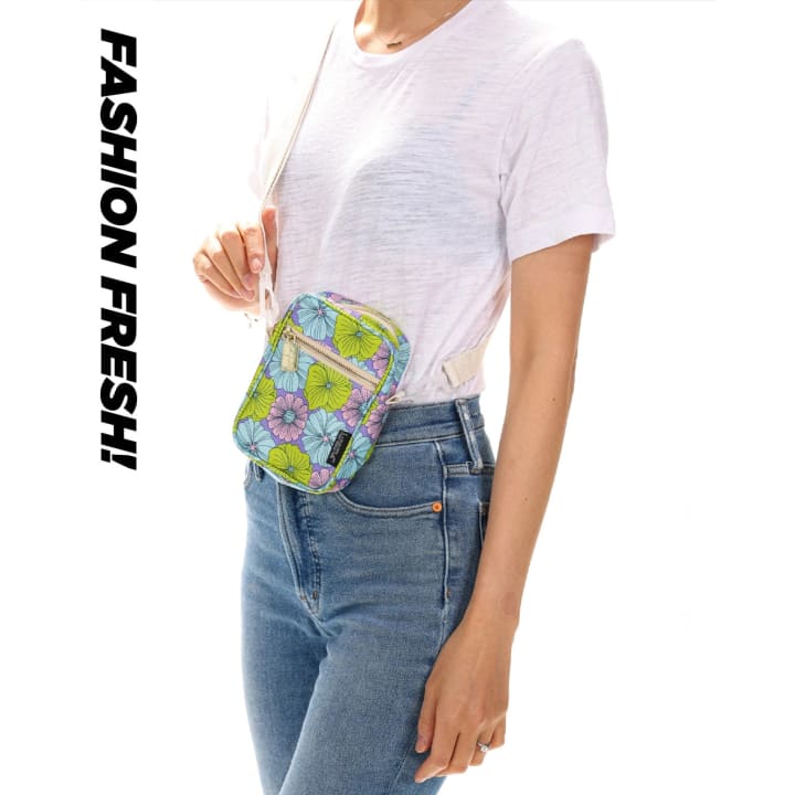 Floral '70s Crossbody Mini Brick Bag | Made of 100% Recycled Bottles