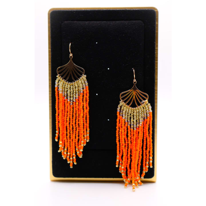 Golden Leaves Earrings