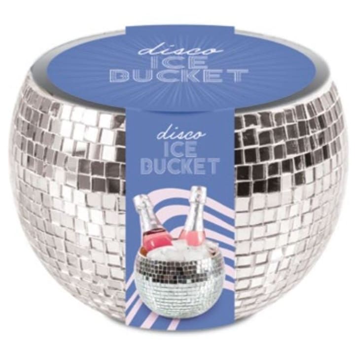 Mirror Disco Ball Ice Bucket | 70's Retro Champagne Bottle Holder