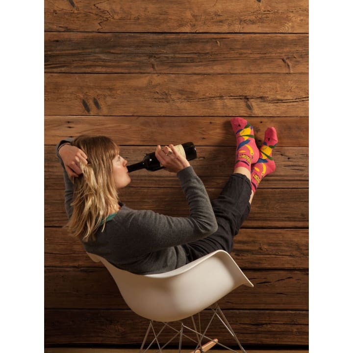 My Favorite Salad is Wine Women's Crew Socks | BlueQ at GetBullish