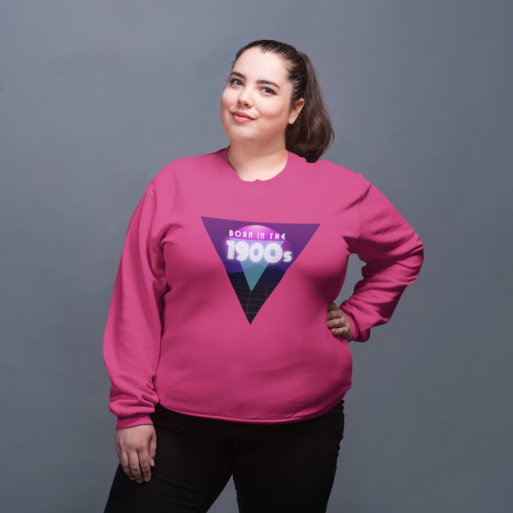 Born in the 1900s Unisex Heavy Blend™ Crewneck Sweatshirt Sizes SM-5XL | Plus Size Available