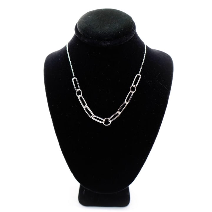 Silver Serenity Chain Necklace