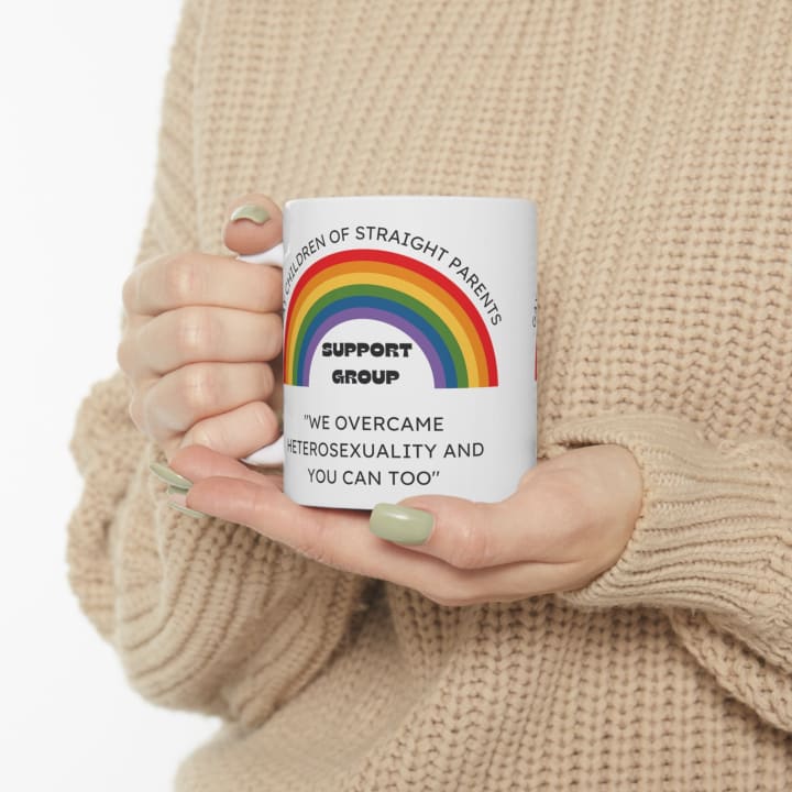 Gay Children of Straight Parents Support Group Ceramic Mug 11oz