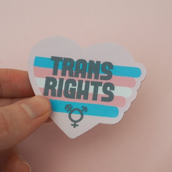 Trans Rights Iron On Patch