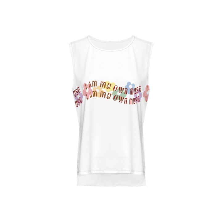 I am My Own Muse Women's Seamless Open Side Tank Top