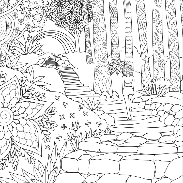 Boho Dreams Adult Coloring Book | 31 Bohemian Inspired Designs Artwork