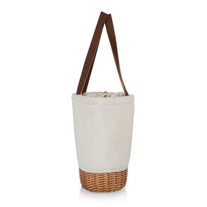 Pico Willow and Canvas Lunch Basket