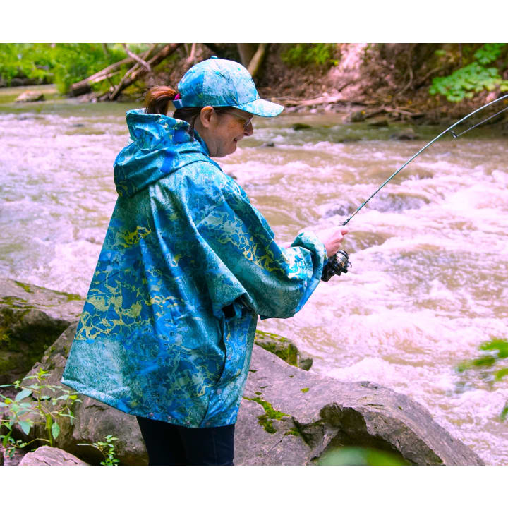 Brella 2015 Blue Yellow Unisex Rain Jacket