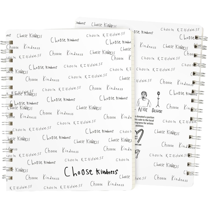 Choose Kindness Spiral Notebook | 5.75" x 7.50"  | 120 Lined Pages