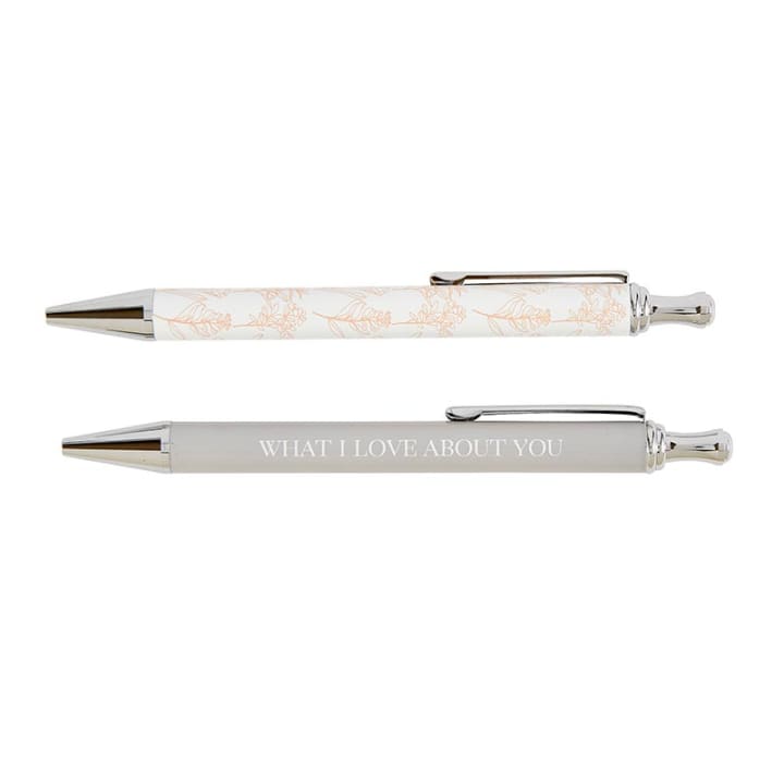 What I Love About You Pen Set of 2 | Giftable Pens in Box | Refillable