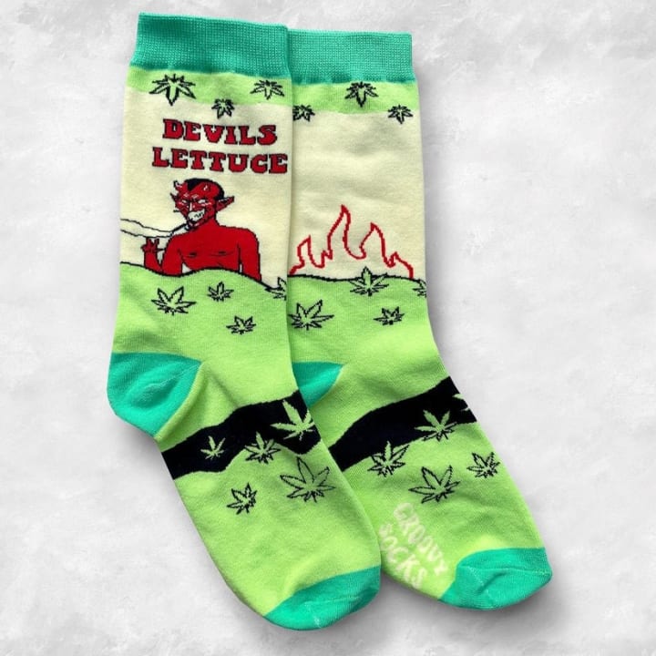 Devil's Lettuce Women's Crew Socks