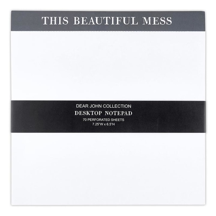 This Beautiful Mess Chunky Square Notepad Block | 7.25" x 7.25"