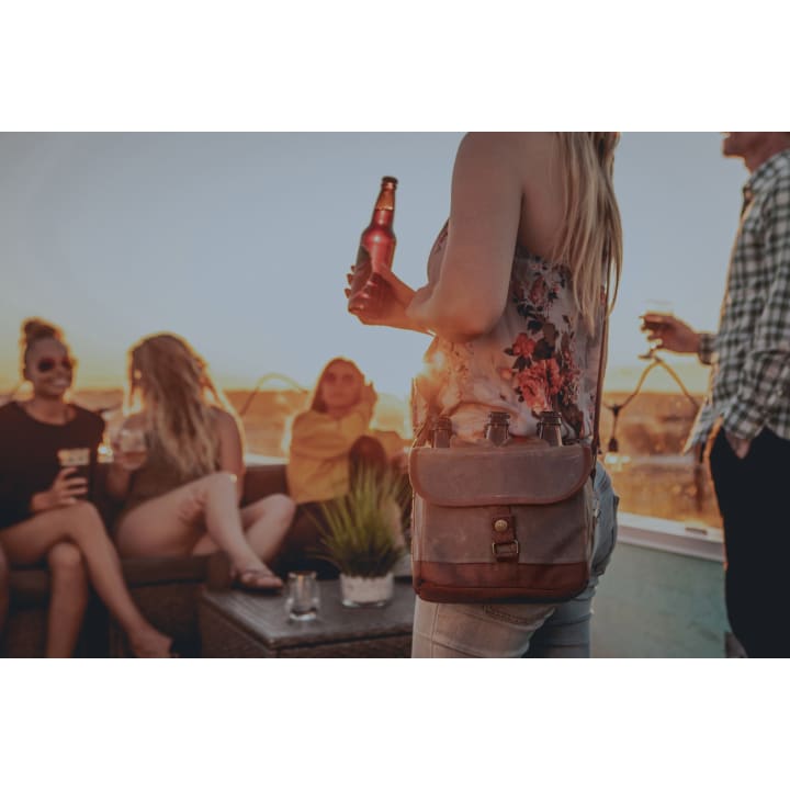 Beer Caddy Cooler Tote with Opener