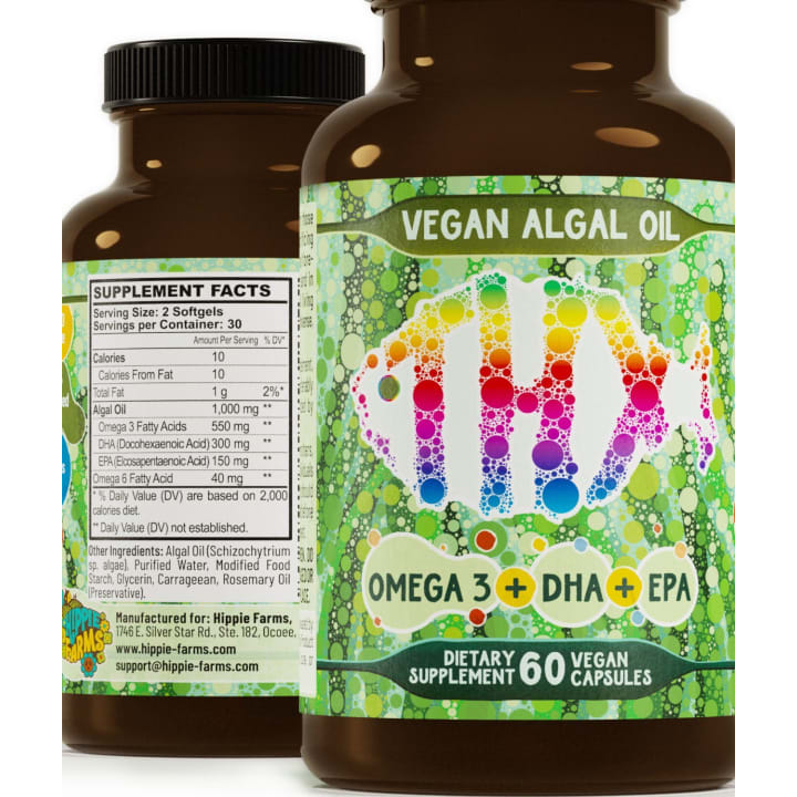 Vegan Algae Oil with DHA & EPA - The Better, Cruelty Free, Omega-3