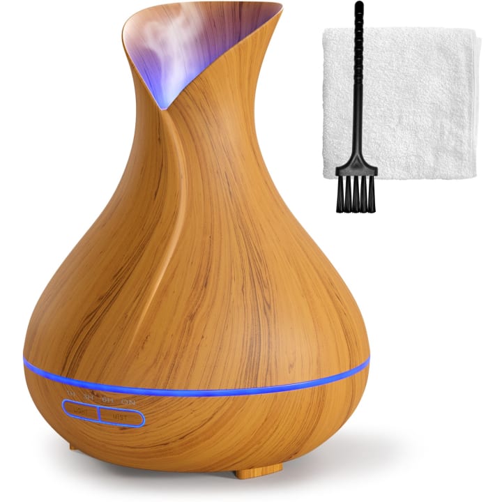 Aromatherapy Oil Diffuser - Color: Light Wood