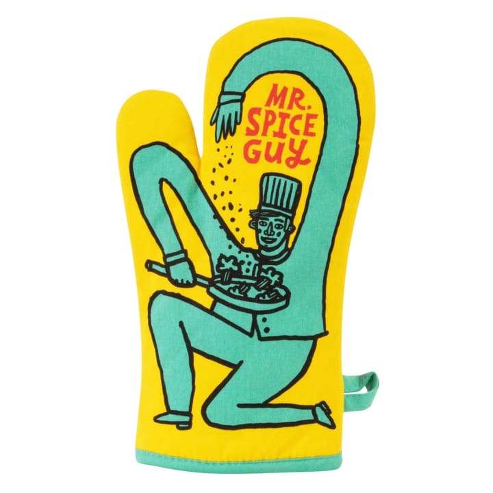 Mr. Spice Guy Oven Mitt | Father's Day Gift for Men | Kitchen Thermal Single Pot Holder | BlueQ at GetBullish