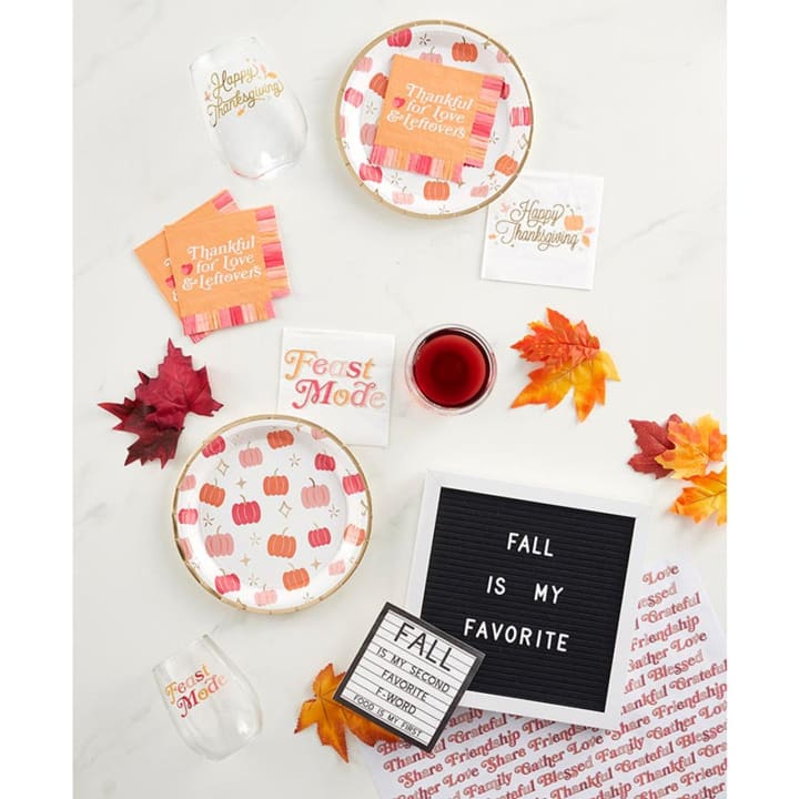 Fall Is My Second Favorite F-Word, Food Is My First Beverage Party Napkins | 5" Square