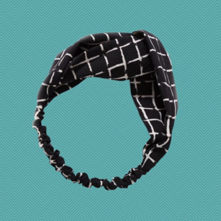 Perfect Grid Twist Work Headband