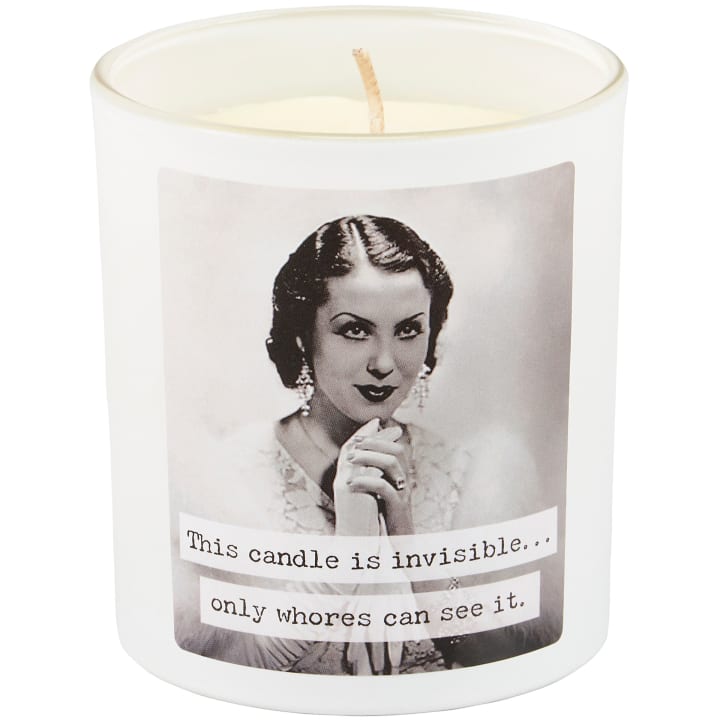 Whores Candle | Vintage Photograph Double Sided Design | Soy Wax Lavender Jasmine Scent