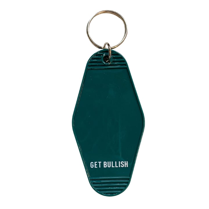 I Do What I Want Motel Style Keychain in Green