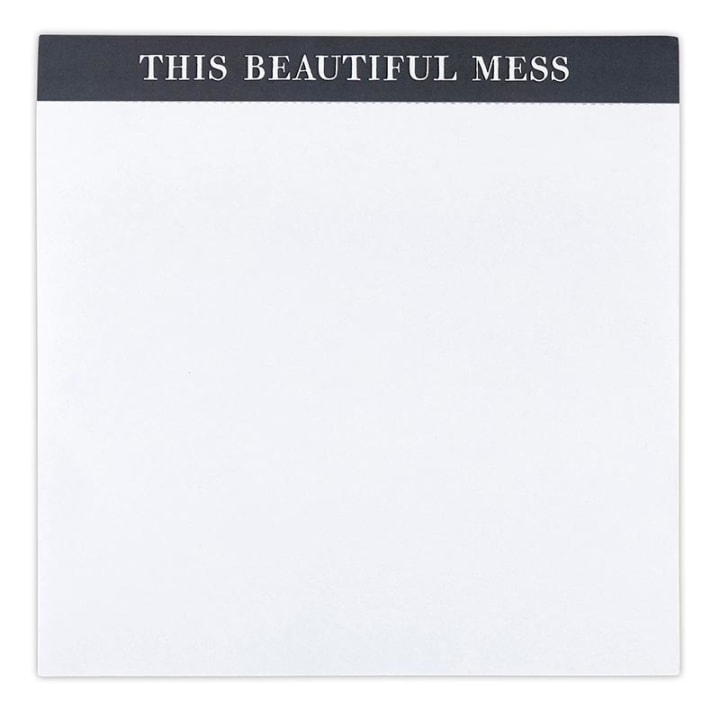 This Beautiful Mess Chunky Square Notepad Block | 7.25" x 7.25"