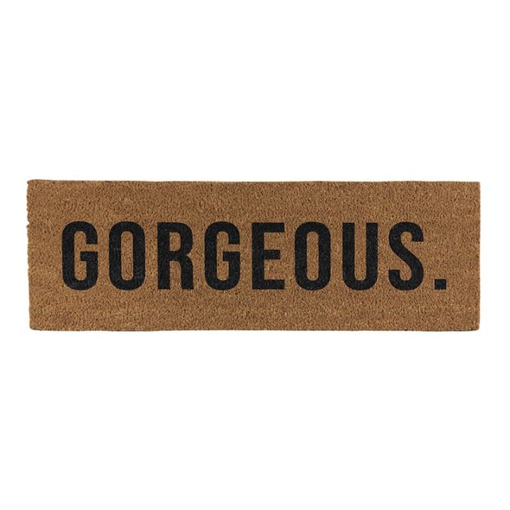 Gorgeous Coir Fiber Doormat | Slip-Resistant Backing | 30" L x 10" W