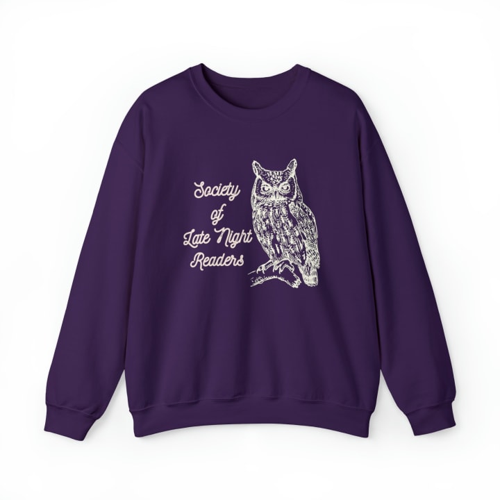 Society Of Late Night Readers Unisex Heavy Blend™ Crewneck Sweatshirt