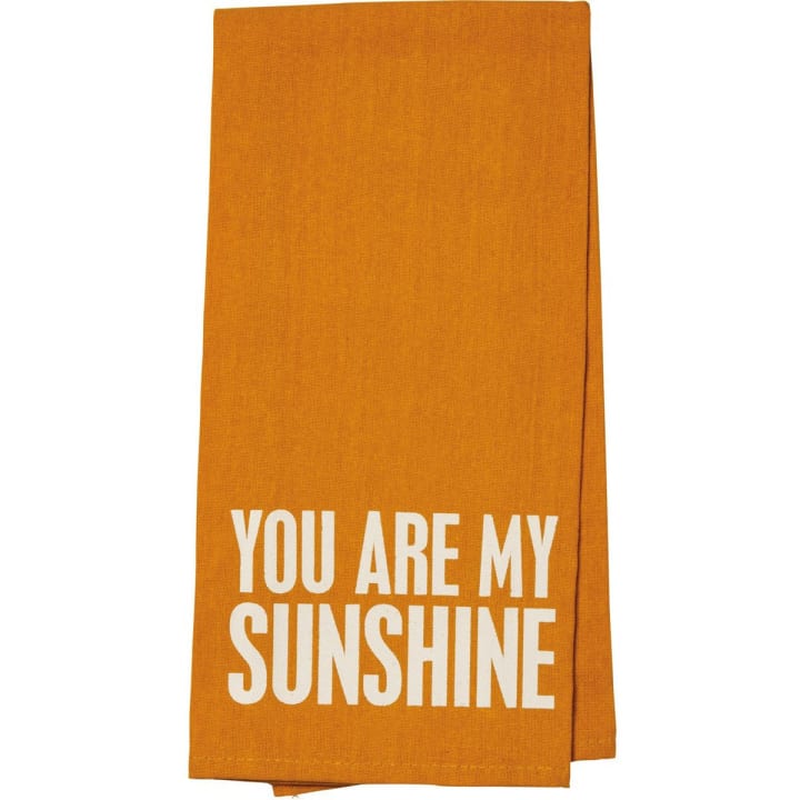 You Are My Sunshine Dish Towel And Sun Shaped Cookie Cutter Set