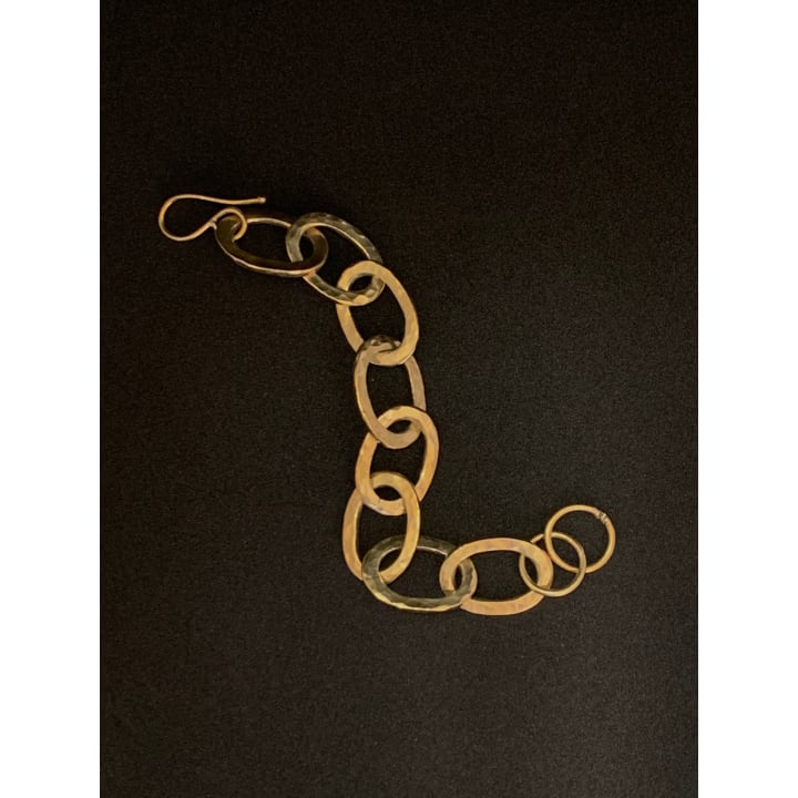 Suzie Brass Chain Link Bracelet