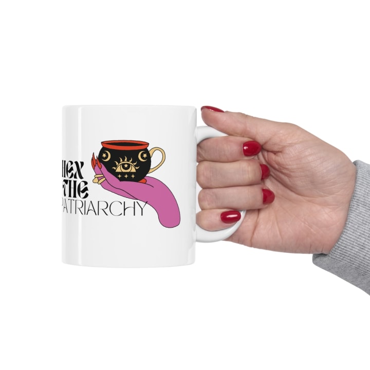 Hex the Patriarchy Ceramic Mug 11oz