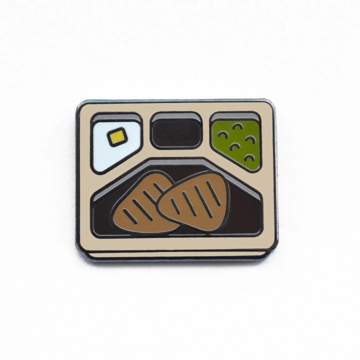 TV Dinner '80s Retro Enamel Pin