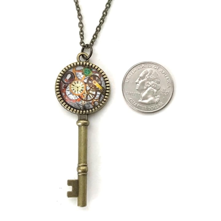 Steampunk Key Necklace | Handmade Vintage Inspired Jewelry