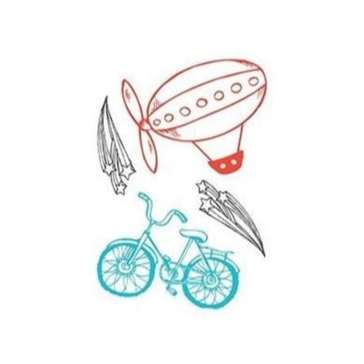 School Daze Doodles Temporary Tattoo Set