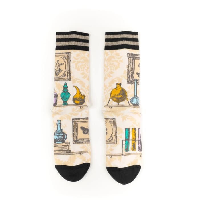 Toxic Curiosities Crew Socks | Victorian Themed Socks