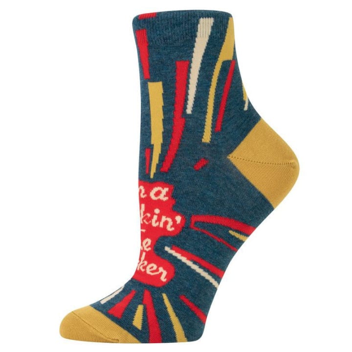 I'm A Fuckin' Firecracker Women's Ankle Socks | BlueQ at GetBullish