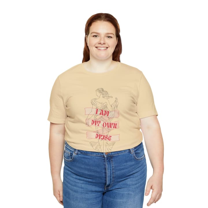 I Am My Own Muse Jersey Short Sleeve Tee [Multiple Color Options]