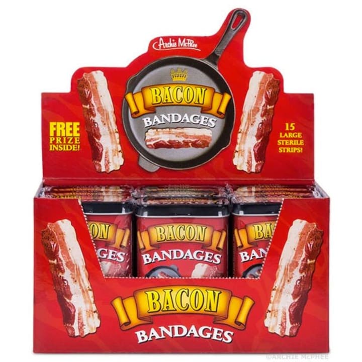 Bacon Strips Bandages | Large Sterile Strips in Tin Can